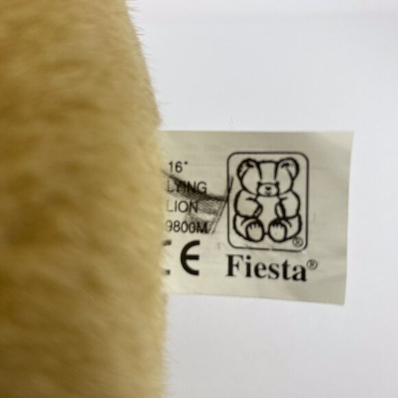 MGM Grand Lion Habitat plush, 16 inch Fiesta stuffed animal, NWT, golden, mane - Picture 7 of 9